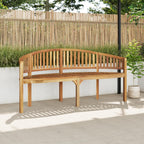Furniking Banana Bench 70.9" Solid Teak Wood