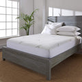 Pure Bamboo Queen Waterproof Mattress Protector - Viscose Derived From Bamboo, Breathable, Noiseless Mattress Cover Protects Aga
