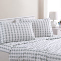 Modern Threads Printed 4-Piece Extra Soft Bedding Sheets & Pillowcase Set, Deep Pocket Up To 16 Inch Mattress Claire Cal King