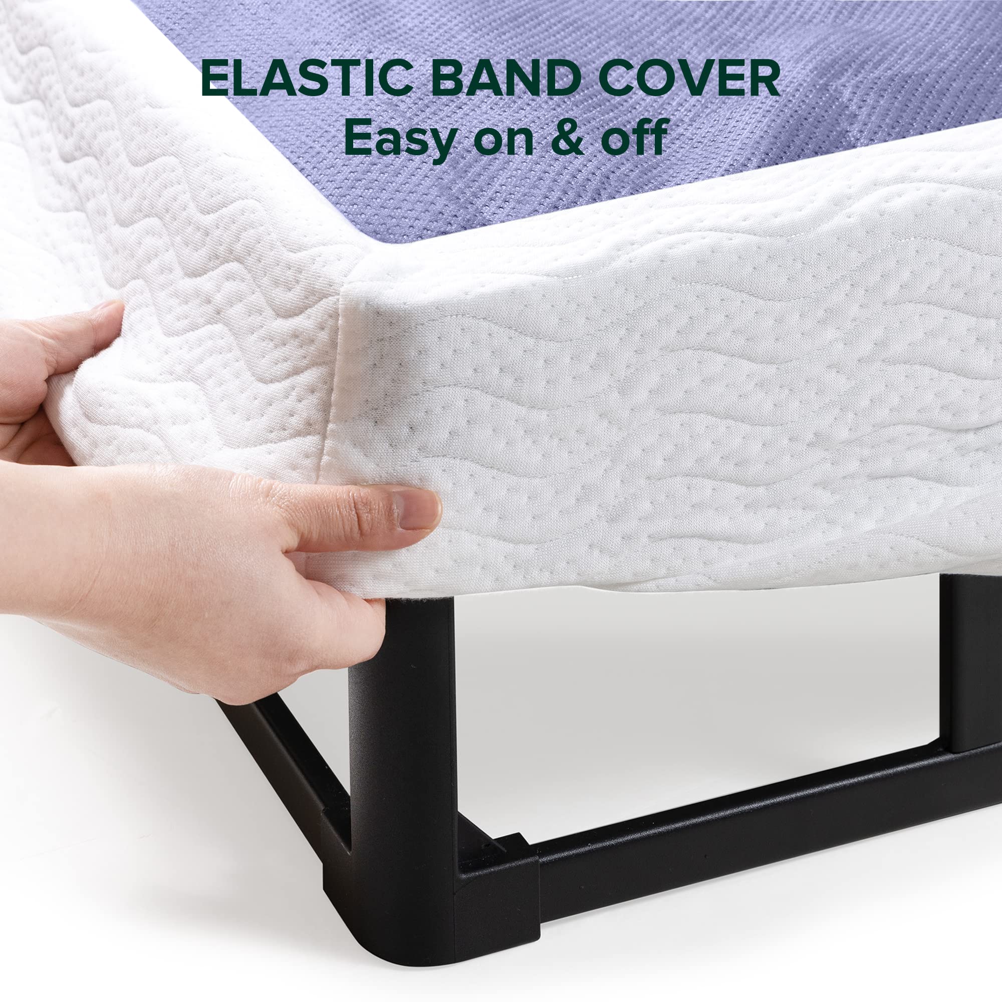 Zinus 7 Inch Metal Smart Box Spring With Quick Assembly / 700 Lbs Mattress Foundation / Strong Metal Frame / Easy Assembly, California King