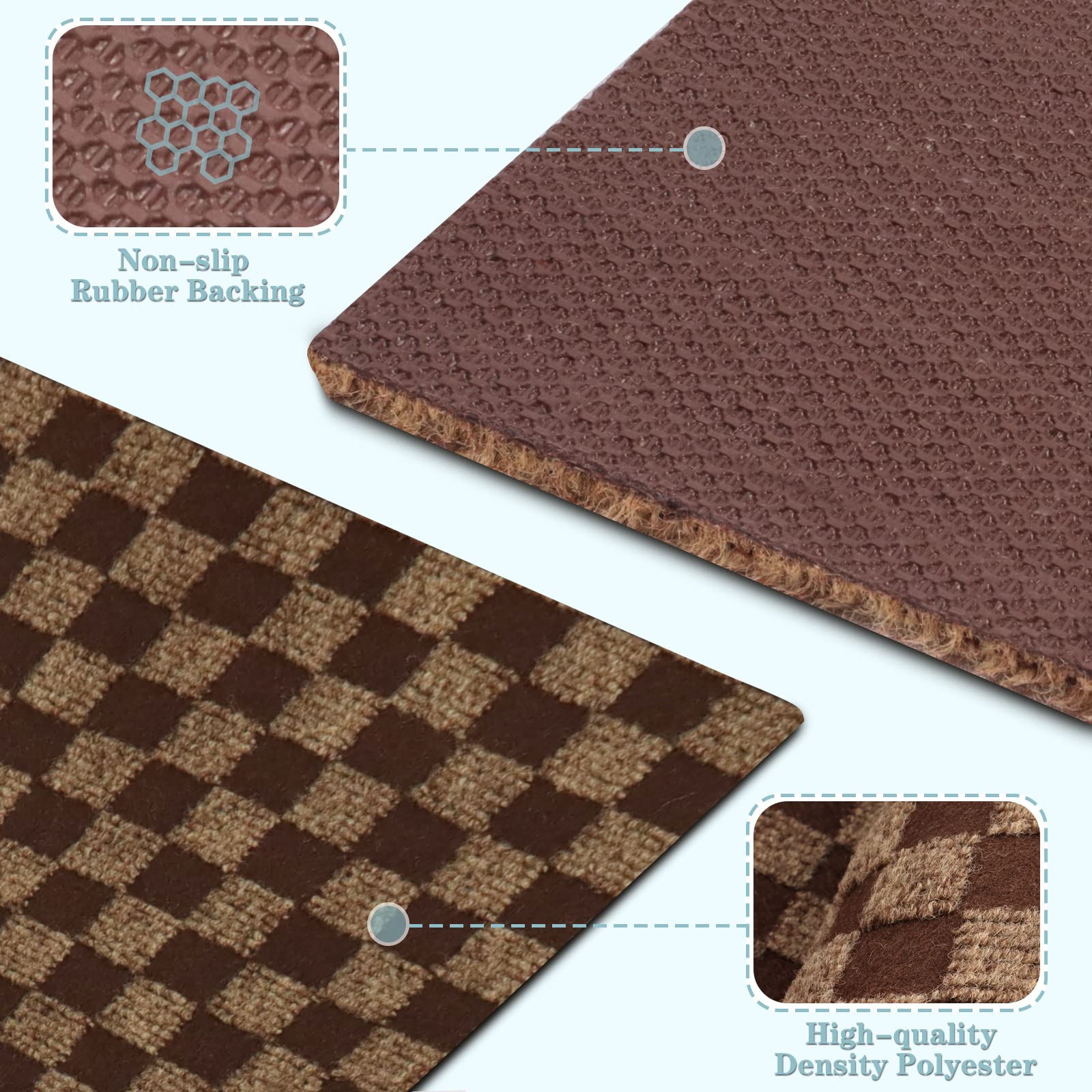 Runner Rug 2Ft X 28Ft, Ayoha 2'-82' Utility Carpet Runner For Entryway Hallway Aisles Balcony Garages, Area Rugs With Non-Slip R