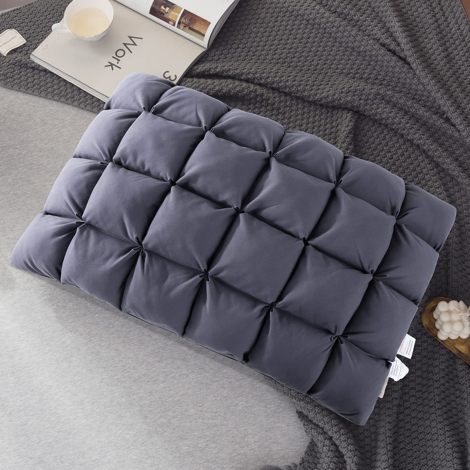 Your Moon Soft Pillows For Sleeping, Support Bed Pillows, Fluffy Down Alternative Pillow, Luxury Hotel Gel Pillows For Side Slee
