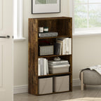 Furinno Pasir 4 Tier Open Shelf, Amber Pine