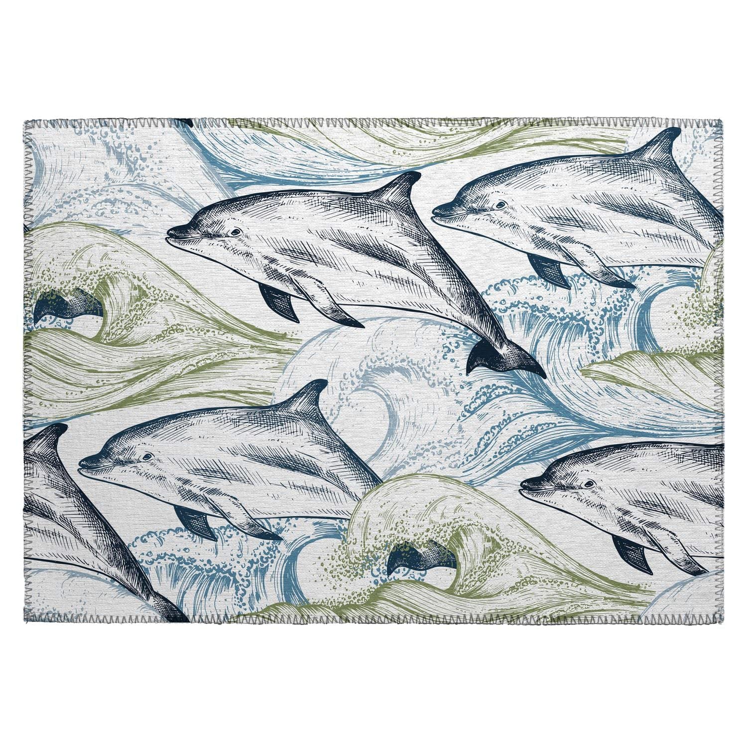 Harbor Ha10 Ivory Coastal Rug Rectangle 8' X 10'