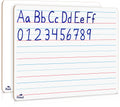 Scribbledo Double Sided Whiteboard Lined Dry Erase Board For Kids Ruled Writing Board Handwriting Practice Small White 9X12 Dry