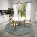 Dalyn Rugs Brisbane Br3 Geometric Chain Links Midnight 8' X 8'