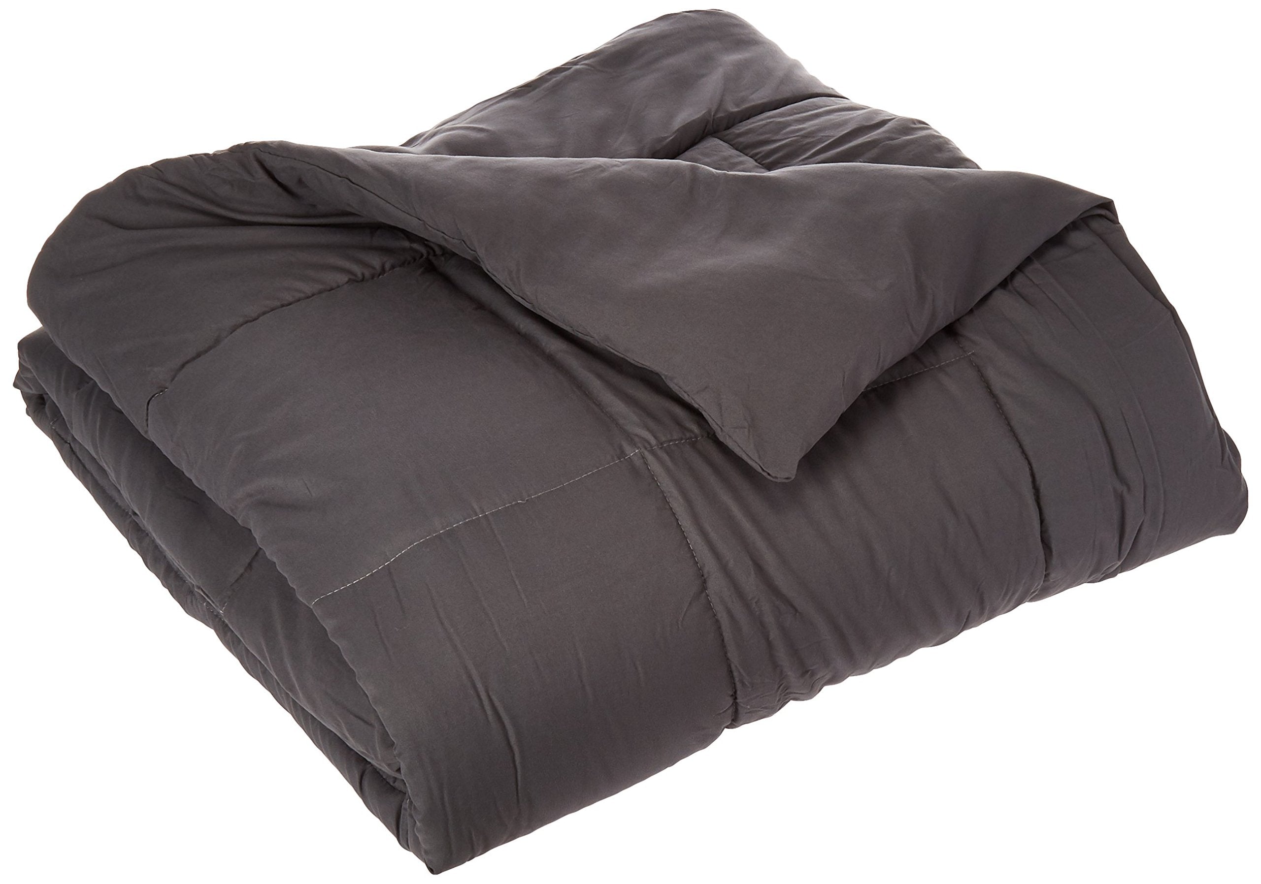 Elegant Comfort Down Alternative Comforter/Duvet Cover Insert, Full/Queen Size, Gray