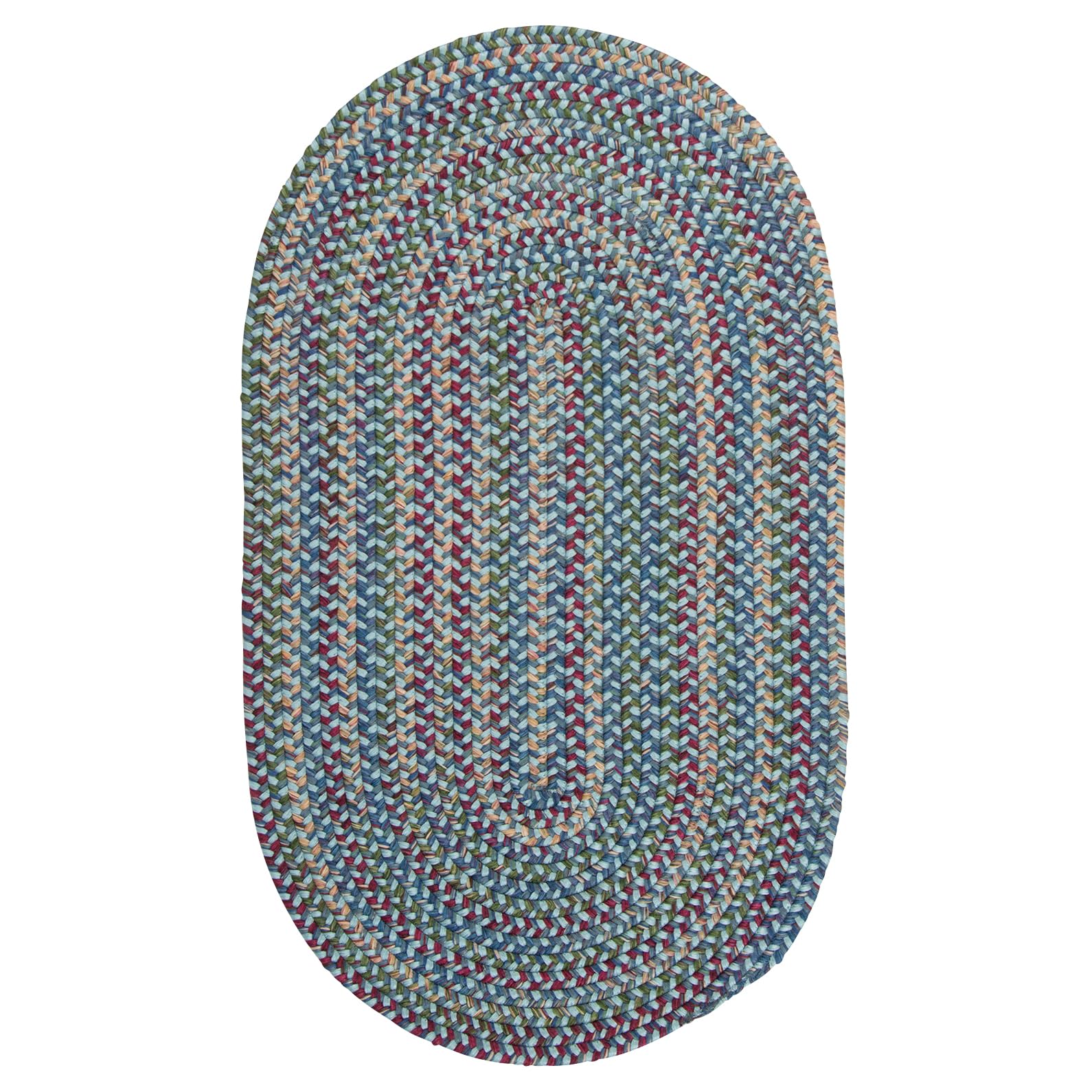 Colonial Mills Worley Oval Area Rug, 3X5, Blue