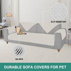 Foxdecor Dog Bed Cover Couch Cover For Pet, Anti-Slip Couch Pads For Sofa Chair Recliner Bed Furniture Protector, 32X82 Inch Cre