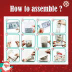 Christmas Party Favors, Happy Christmas Surprise Money Box Set, Money Gift Boxes For Cash For Christmas Day For Women, Fun&Lovin