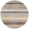 Sedona Sn12 Gold Transitional Rug Round 4' X 4'
