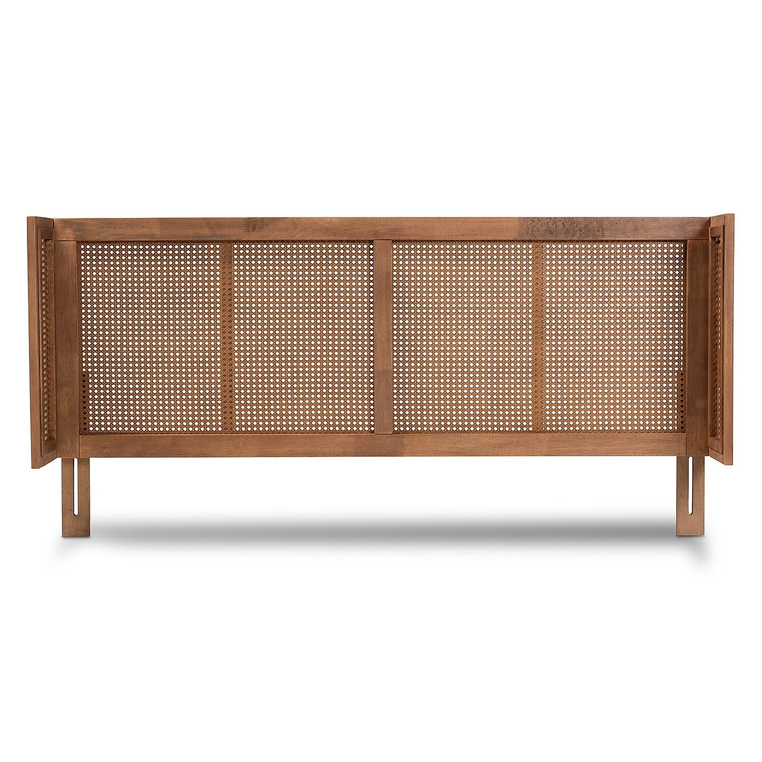 Baxton Studio Rina King Wood Headboard, 79.53-inch W x 9.84-inch D x 30.12-inch H, Ash Walnut (159-9817-HiT)
