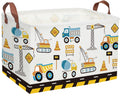 DDBASKET Kids Baskets Car Basket Boys Storage Bins Rectangular Book Basket Storage Bin Organizer Book Shelf Box Room Decor(Engin
