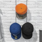 Linfidite 10 Pack Hat Rack Hanger Holder Organizer Flexible Multi Hook Wall Mounted Over Door Baseball Cap Display Storage Rack
