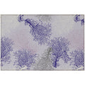 Seabreeze Sz3 Purple Coastal Rug Rectangle 8' X 10'