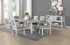 Steve Silver Co Canova Server, Gray,White,Silver