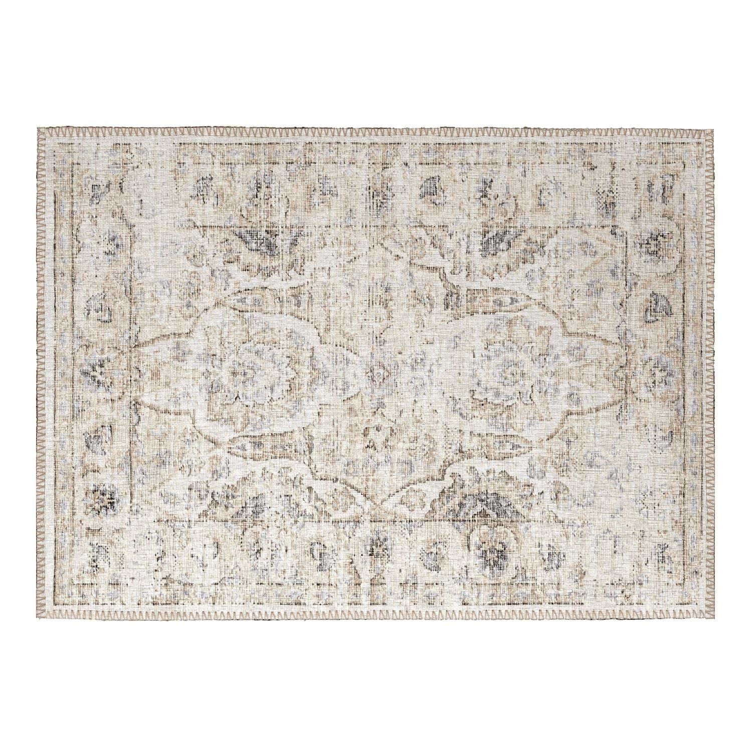 Marbella Mb5 Ivory Traditional Rug Rectangle 3' X 5'
