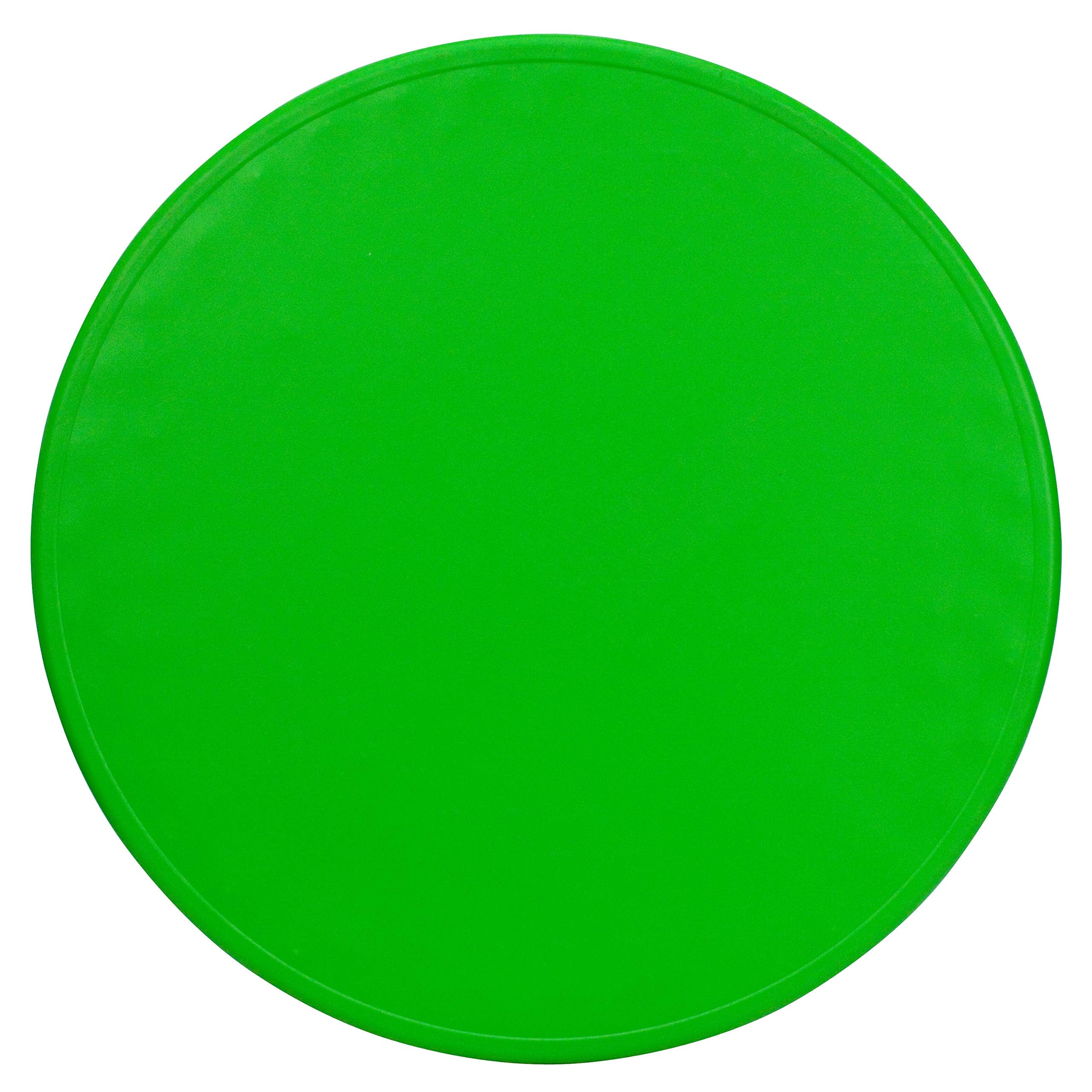 Flash Furniture Wren 45'' Round Green Plastic Height Adjustable Activity Table