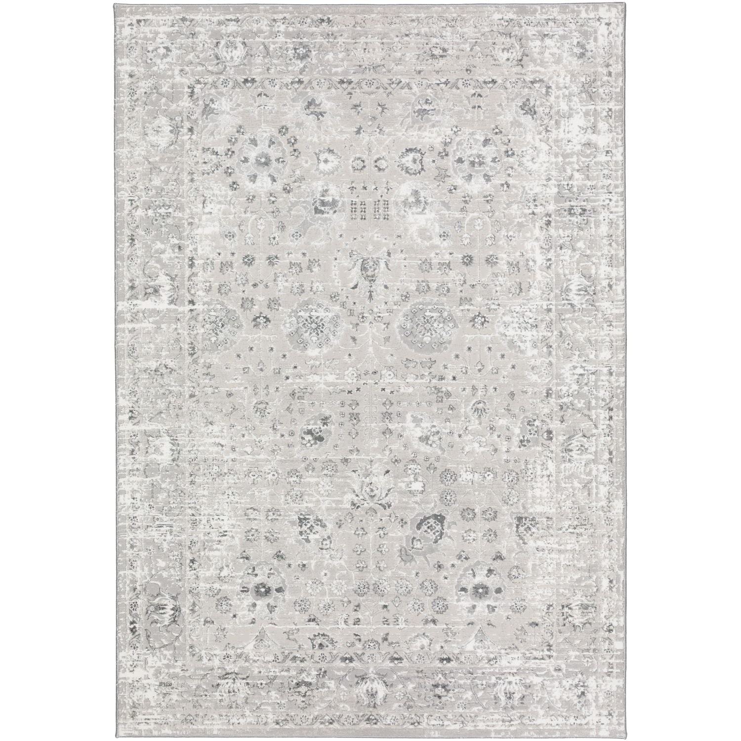 Rhodes Rr8 Gray Transitional Rug Rectangle 3' 2" X 5 ' 1"