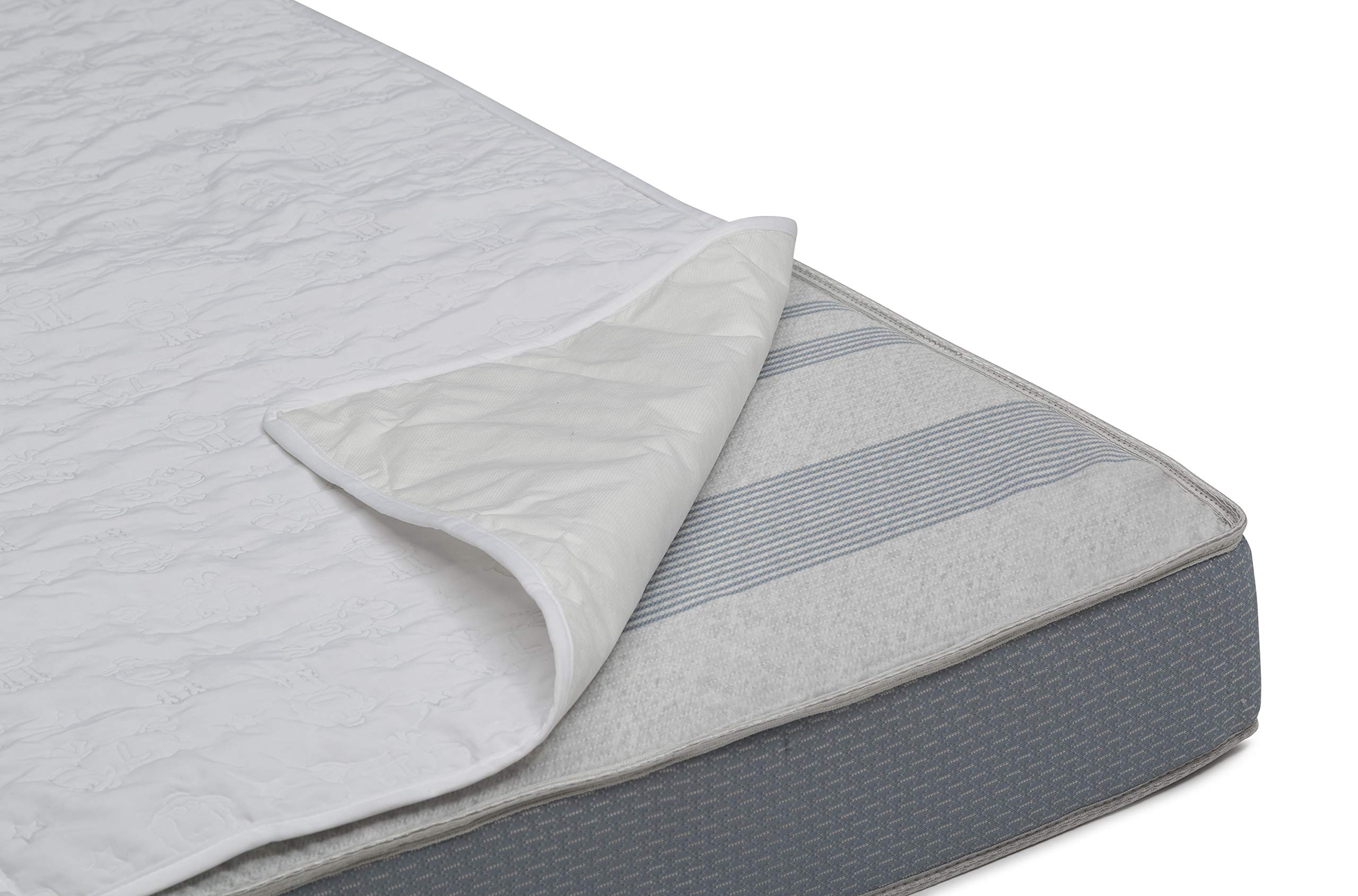 Serta Sertapedic Crib Mattress Liner Pads (Pack Of 2) - 100% Waterproof With Nanotex Technology - Ideal For Potty Training - Was