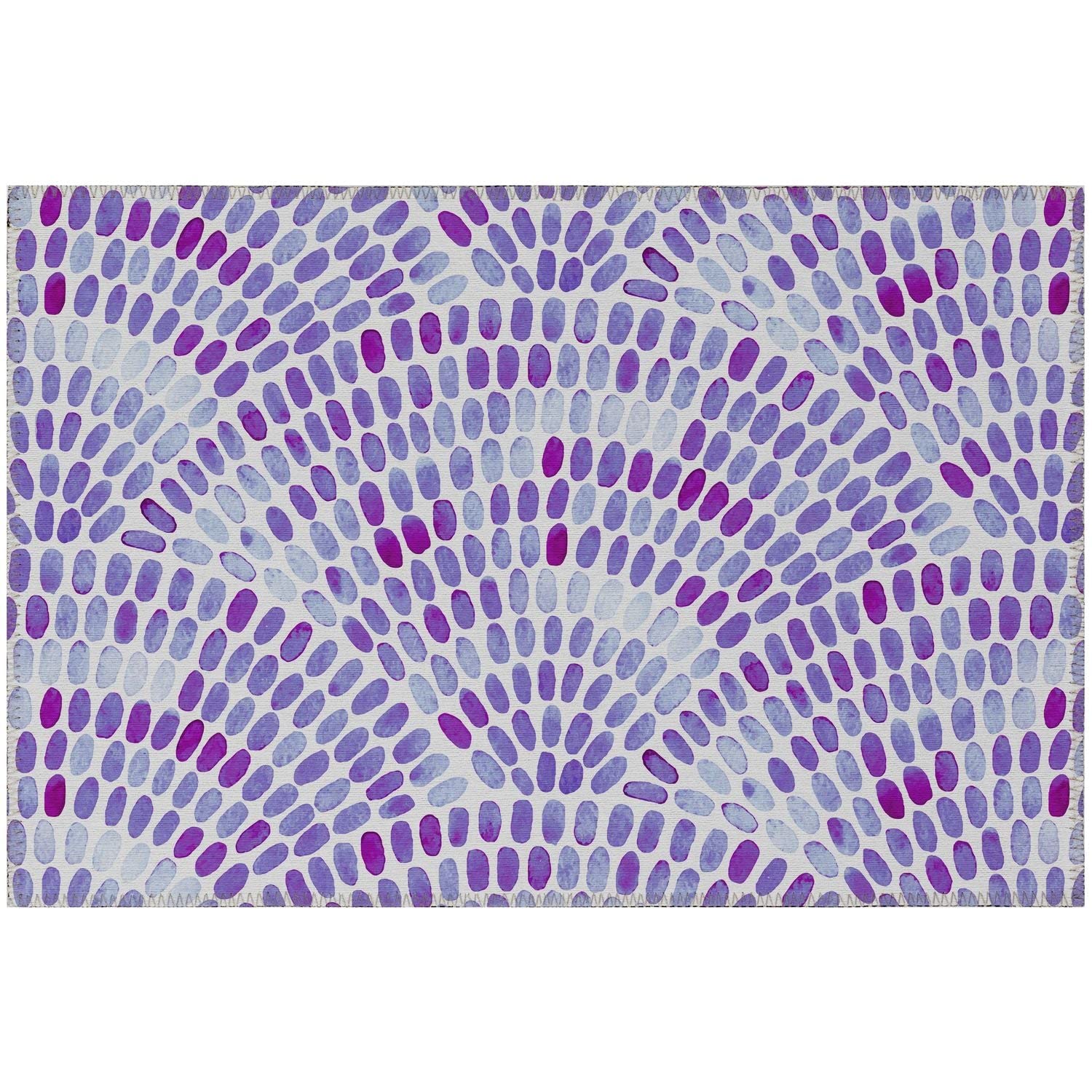 Seabreeze Sz7 Purple Coastal Rug Rectangle 9' X 12'