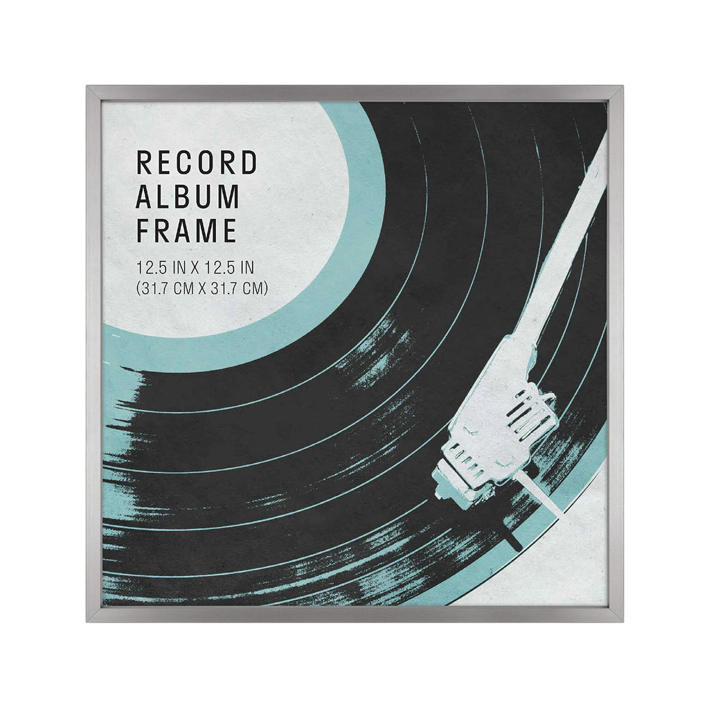 MCS Master & Co. Foundry Metal Gallery Wall Frame, Dark Silver, 12.5 x 12.5 in without mat
