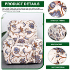 CRFATOP Recliner Slipcover Fallon Collection 4-Piece Printed Spandex Color A12