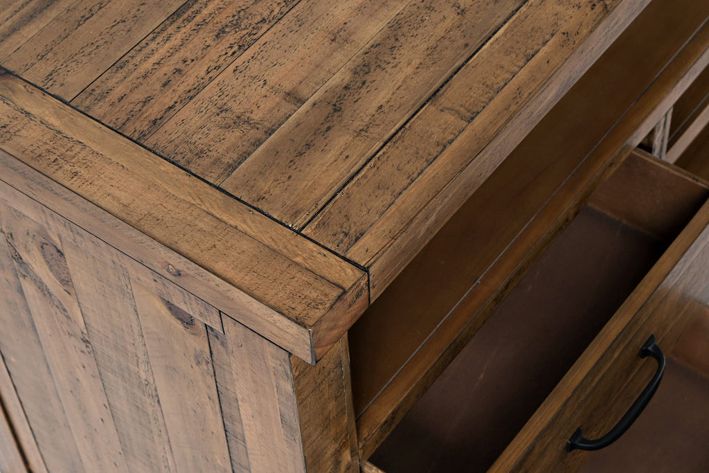 Jofran Inc. Telluride 70'' Rustic Solid Wood TV Console