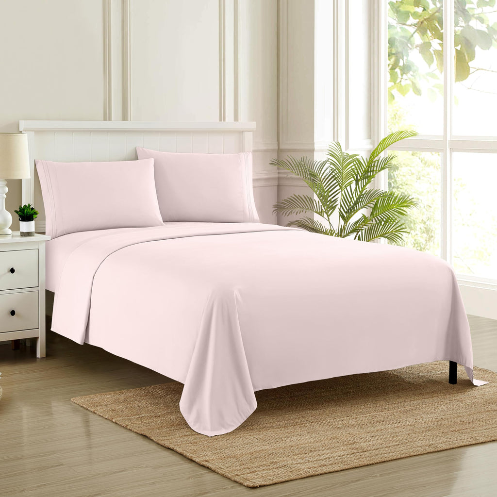 King Size Sheets - Breathable Luxury Bed Sheets With Full Elastic & Secure Corner Straps Built In - 1800 Supreme Collection Soft