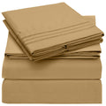 Mellanni King Sheets Set - 4 PC Iconic Collection Bedding Sheets & Pillowcases - Hotel Luxury, Extra Soft, Cooling Bed Sheets - 