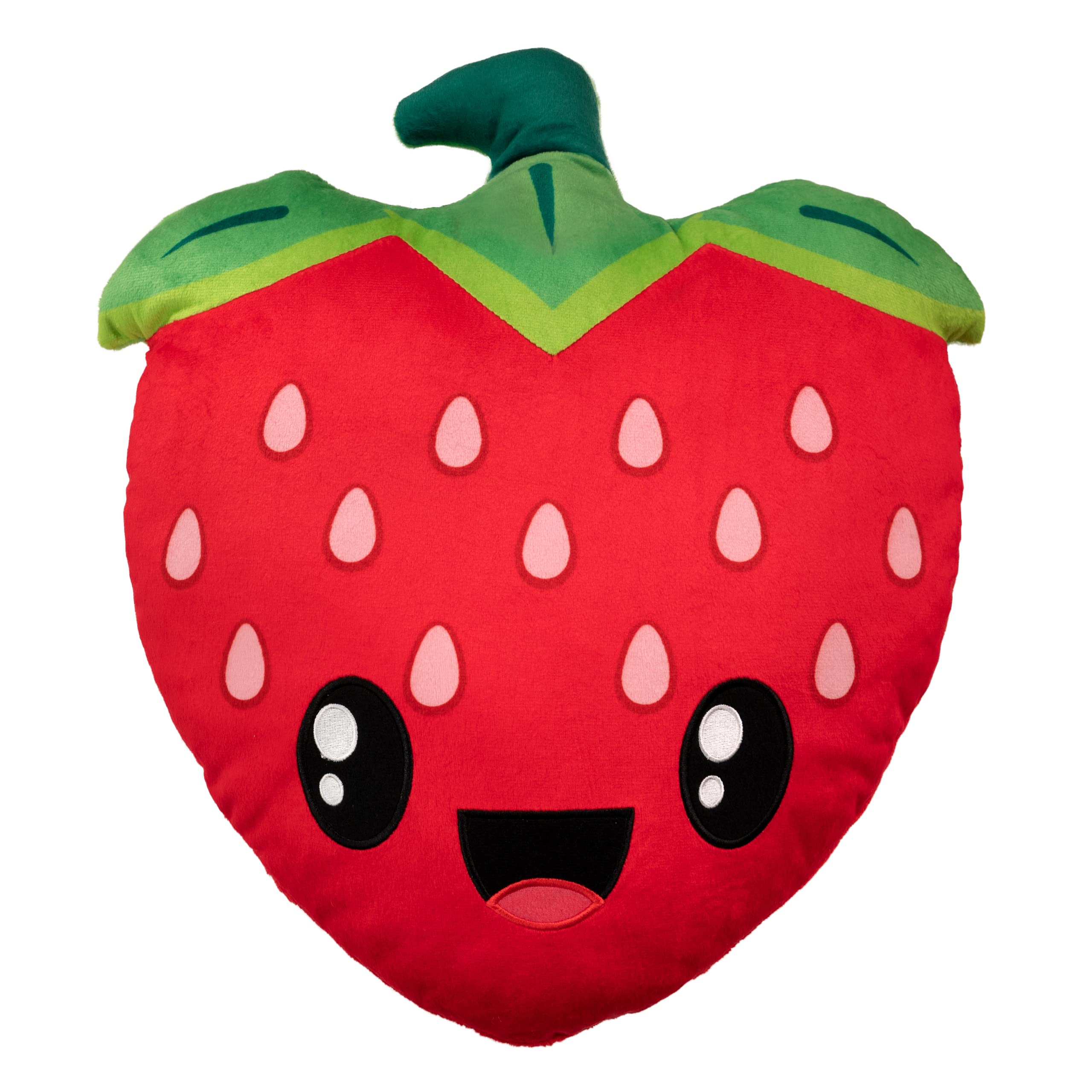 Scentco Smillows - Gourmet Scented Stuffed Plush Pillows (Strawberry) - Accent, Throw, Decorative Pillows - Kids Room Decor, Gif