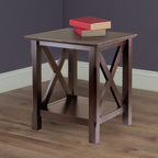 Winsome Xola End Table, 20W x 19.13D, Engineered Wood, Cappuccino, Model 40420