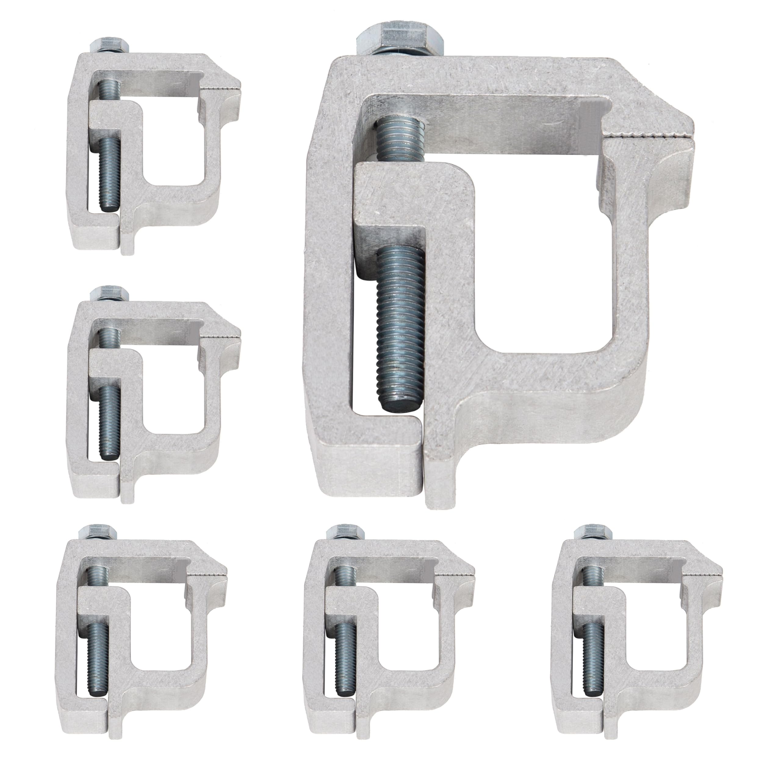 Kuafu Mounting Clamps Truck Caps Camper Shell Compatible With Toyota Chevrolet Chevy Ford Dodge Ram Gmc Sierra Dakota Ram 1500 2