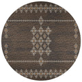 Sedona Sn3 Brown Transitional Rug Round 10' X 10'