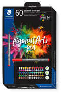 Staedtler Pigment Arts Brush Pen, 60Ct