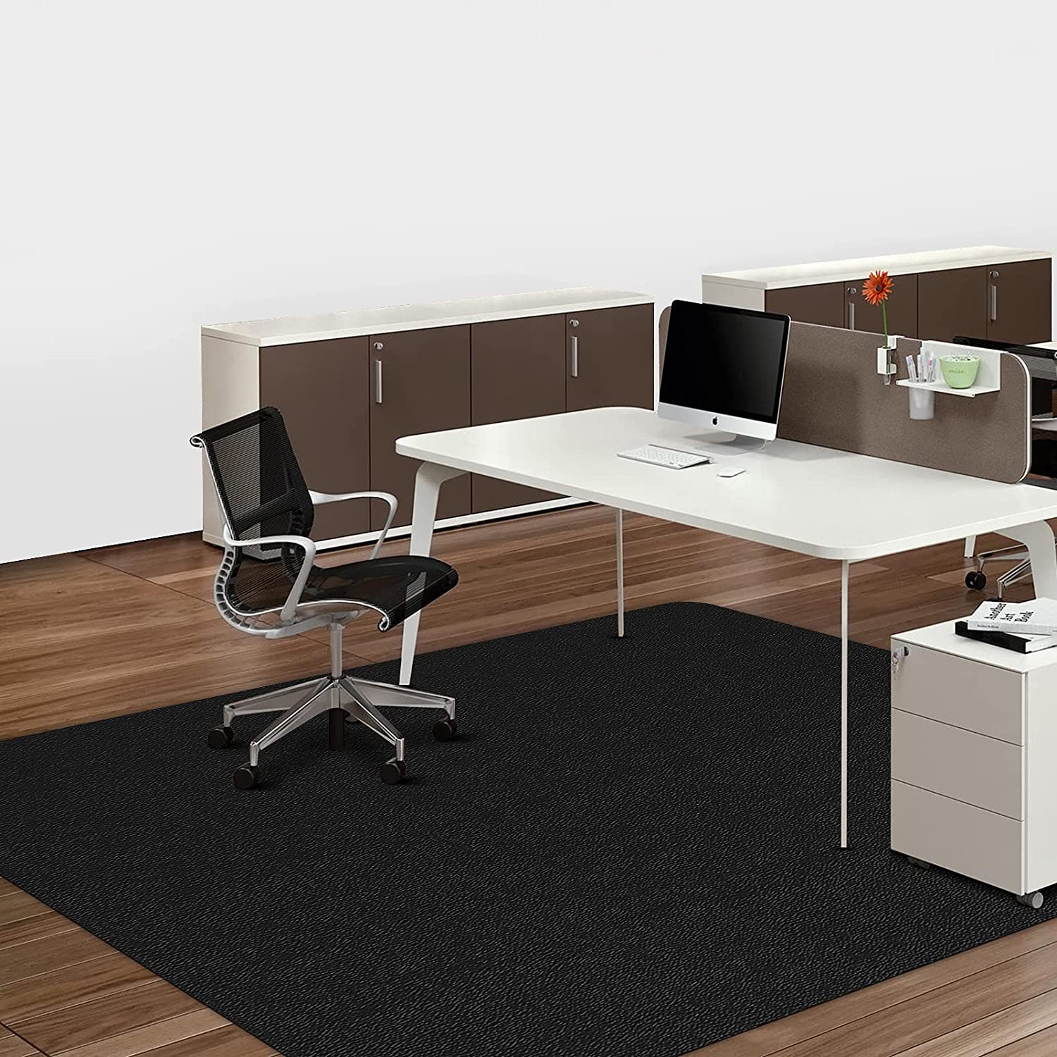 Sallous Large Chair Mat, Chair Mat For Hard Floor, 75'X60' Vinyl Gaming Chair Mat For Hardwood Floor, Floor Protector Rolling