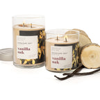 Signature Soy Large Jar Vanilla Oak Scented Candle - Model 18289102000