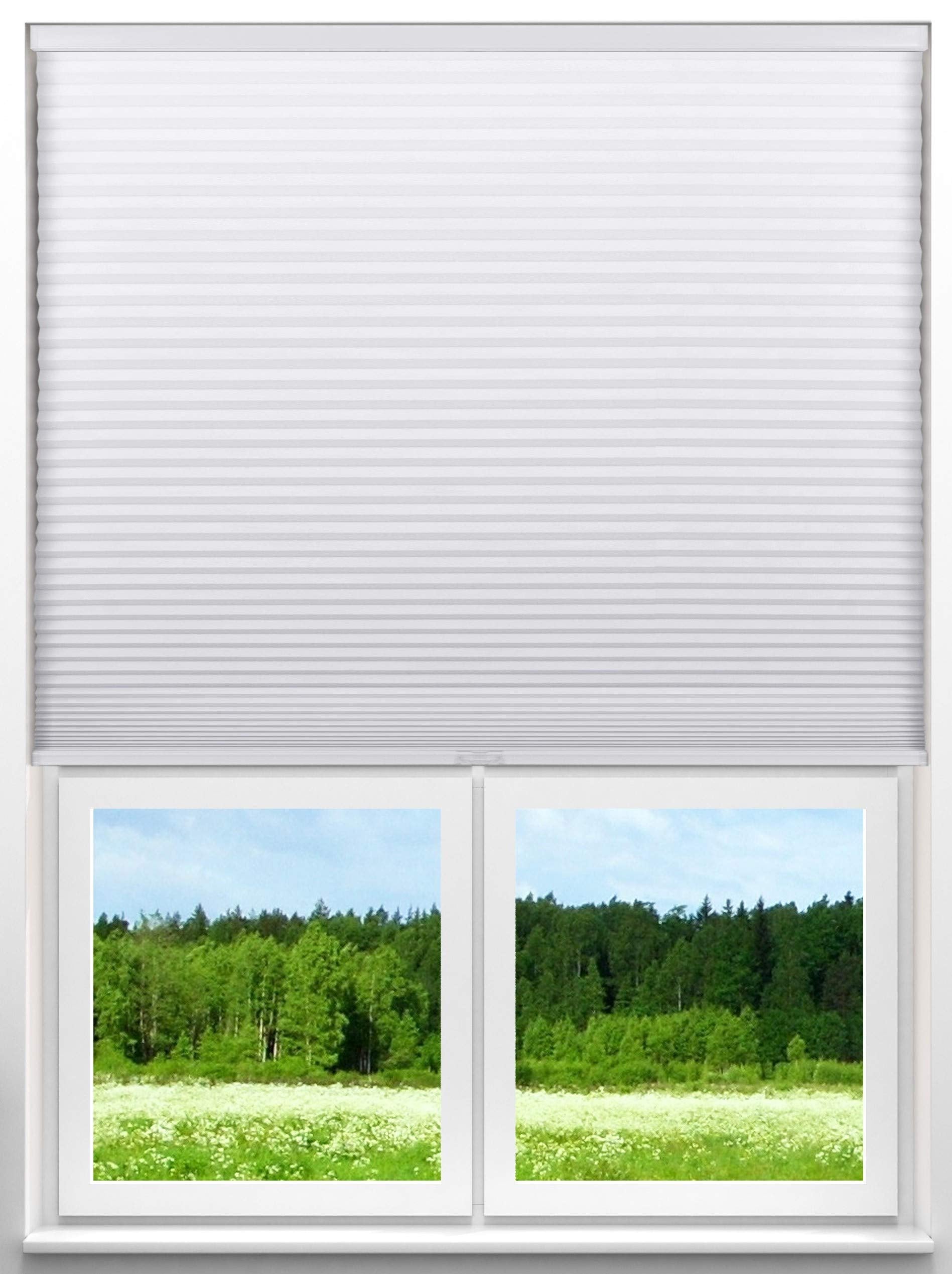 Arlo Blinds Single Cell Room Darkening Cordless Cellular Shades, Color: White, Size: 28.5'' W X 72'' H