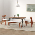 Flash Furniture Wren 30''W x 48''L Rectangular Oak Thermal Laminate Activity Table - Height Adjustable Short Legs