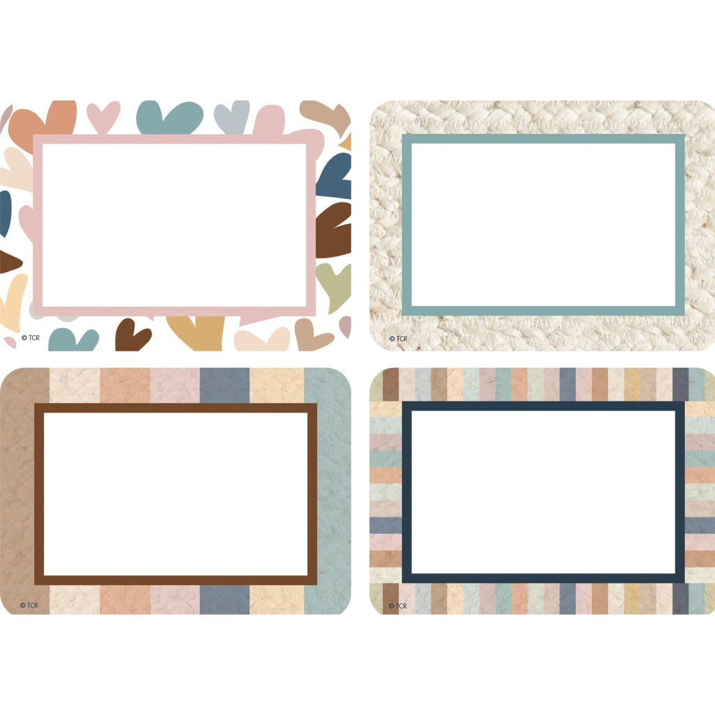 Teacher Created Resources Name Tags/Labels, 3-1/2' X 2-1/2', Everyone Is Welcome, Pack Of 36 Labels