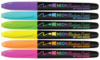 The Board Dudes Cyj58 Medium Point Dry Erase Markers - Neon, 6 Count