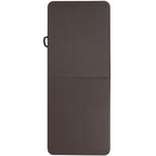 Flash Furniture Park 6-Foot Bi-Fold Brown Rattan Plastic Folding Table
