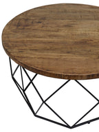 Kosas Home Chester Coffee Table, Chestnut Brown