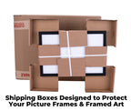 22X43 Frame Black Picture Frame - Complete Modern Photo Frame Includes Uv Acrylic Shatter Guard Front, Acid Free Foam Backing Bo
