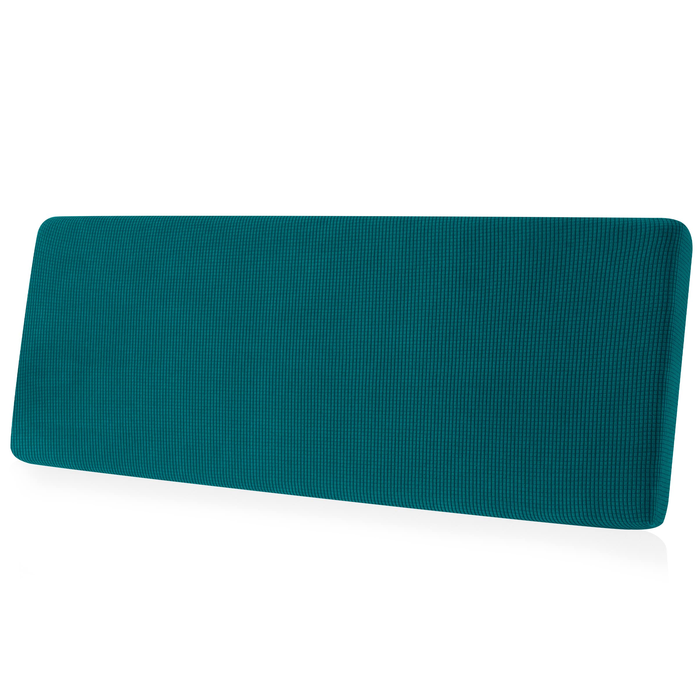 Chun Yi Stretch Loveseat Couch Cushion Cover Suitable For 2 Settee, Sofa Seat Slipcover With Spandex Jacquard Fabric(Medium,Teal