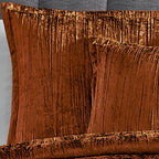Riverbrook Home Turin Plush Comforter Set, King Size, Spice, 7-Piece Bedding Set, Model 84498