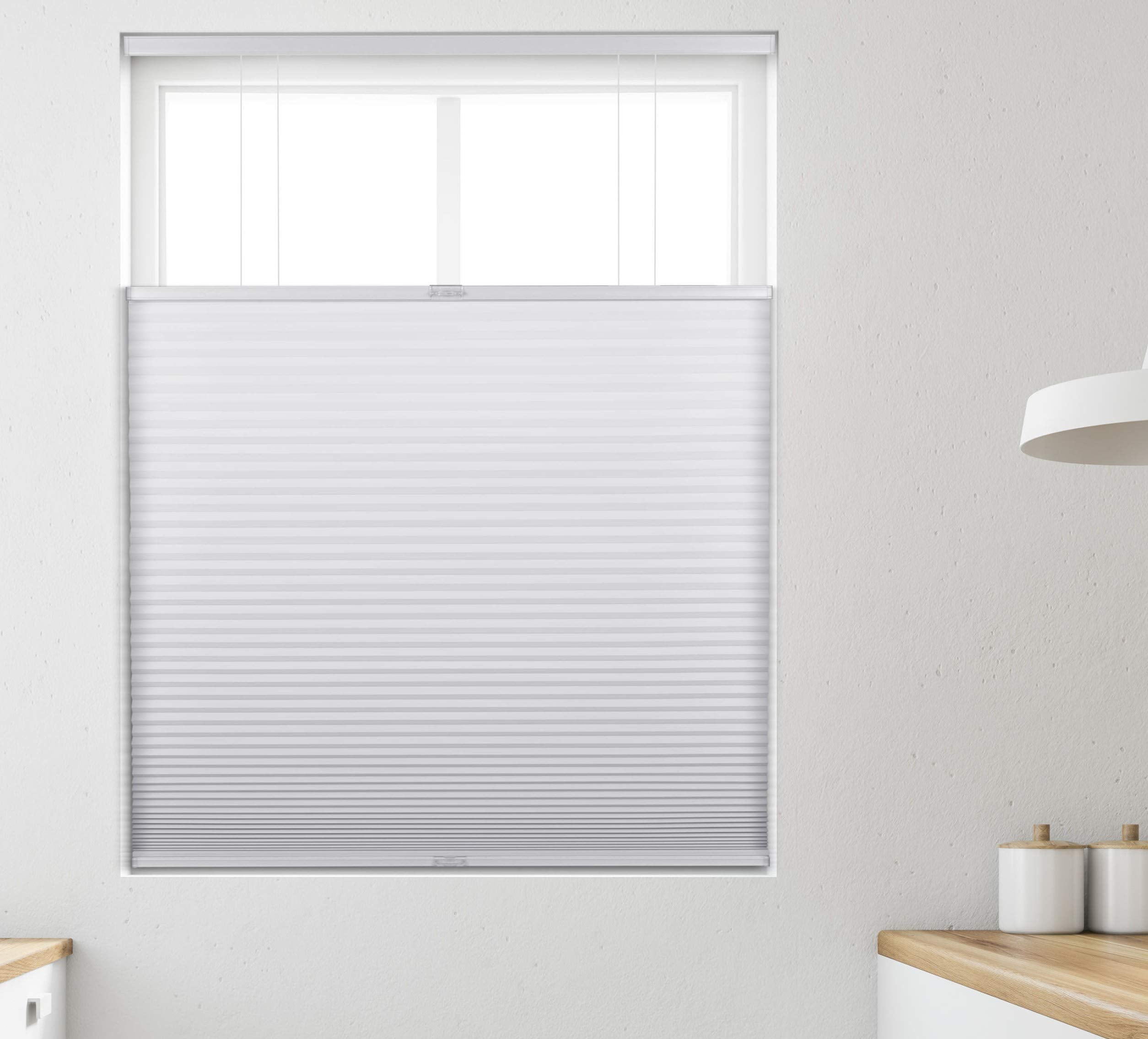 Arlo Blinds White Light Filtering Top Down Bottom Up Deluxe Cordless Cellular Shades - Size: 29.5'' W X 60'' H, Cordless Honeyco