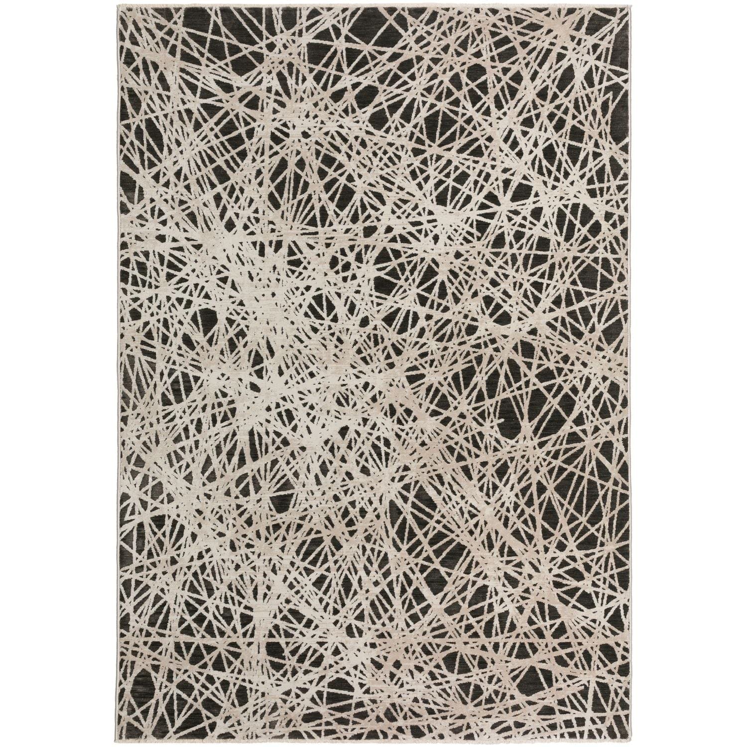 Denizi Dz4 Black Transitional Rug Rectangle 5' 3" X 7 ' 8"