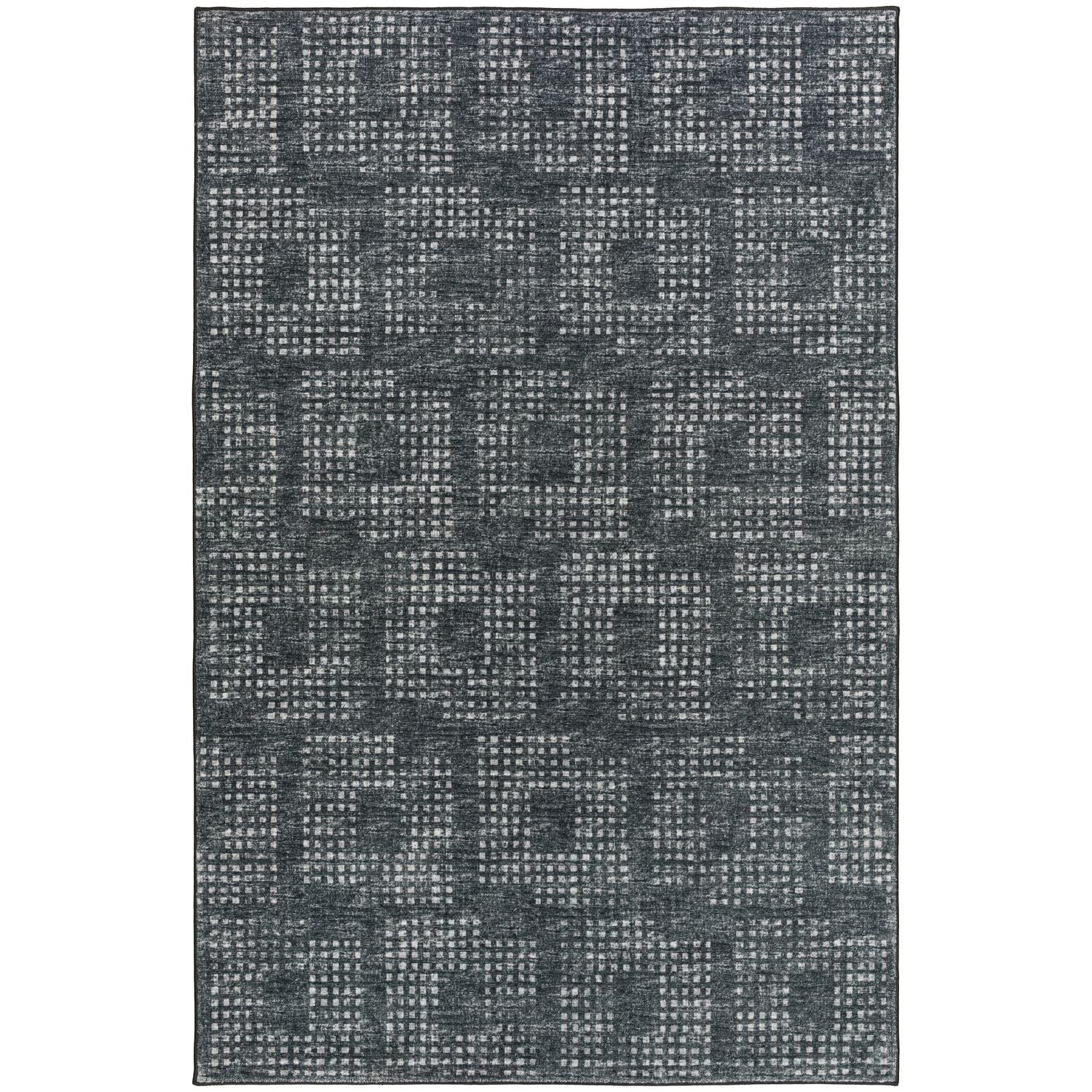 Delano Da1 Black Transitional Rug Rectangle 5' X 7 ' 6"