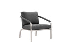 Pangea Home X-Chelsea 4 Gry Conversation Set, Grey